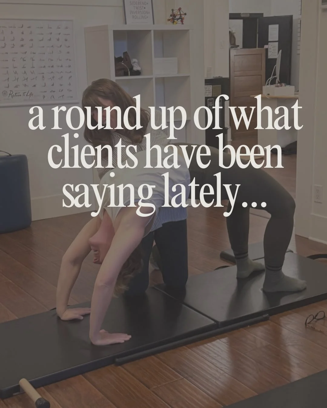 This is why we do what we do. 🤍

Not just reformer classes.
Not just mat.

But personalized programming.
Physiotherapy.
Privates. 
Independent workouts.
The full Pilates system.

Because real change happens when you commit to the long game &mdash; a