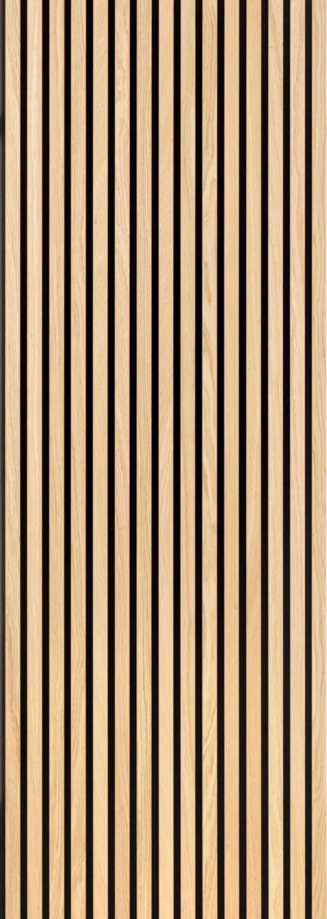 Acoustic wall panel detail