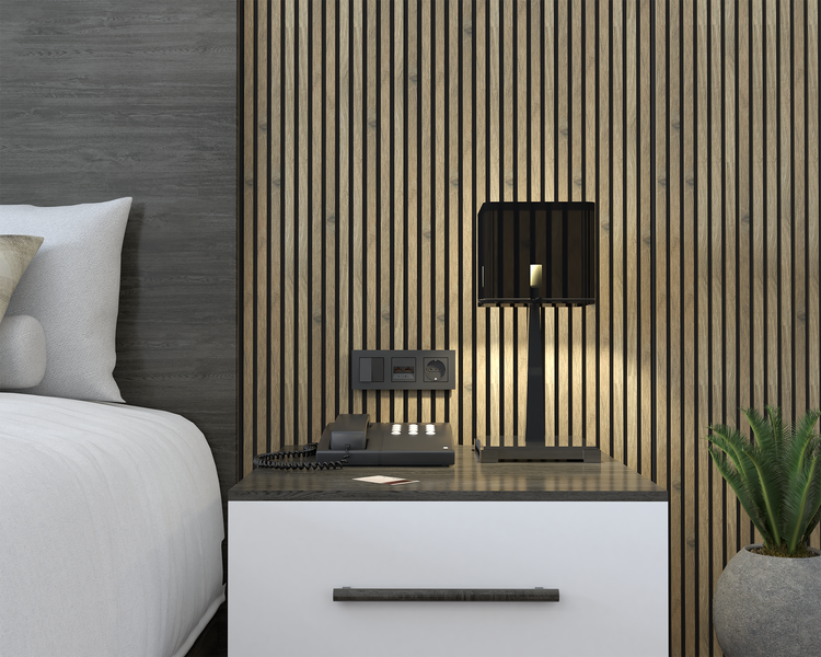 Acoustic wall panel construction