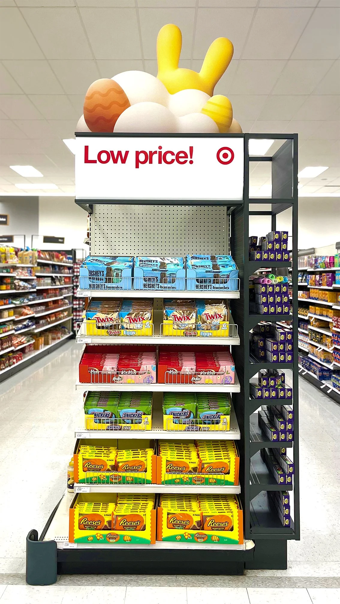Target Signage Photo of Target Store with Clouds, Easter Eggs and Bunny by Noah Camp