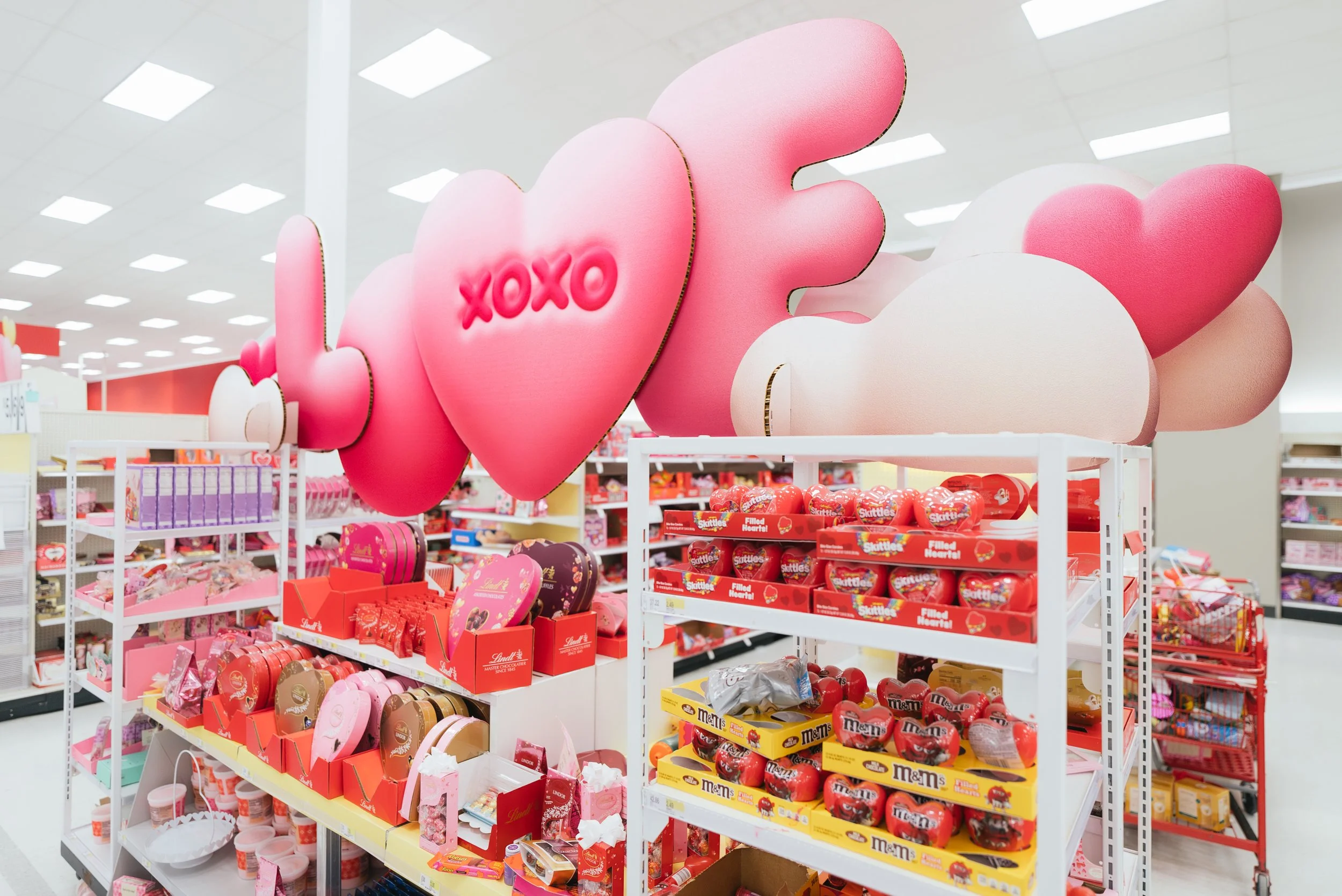 Target Signage Photo of Target Store with Love Typography for Valentine’s Day by Noah Camp