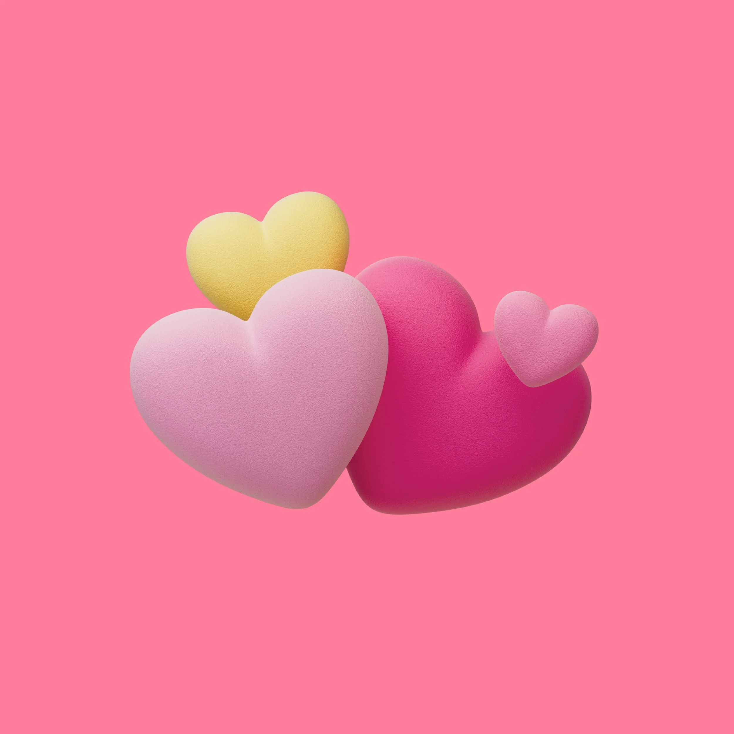 Target Signage 3D Art with Colorful Hearts for Valentine’s Day by Noah Camp