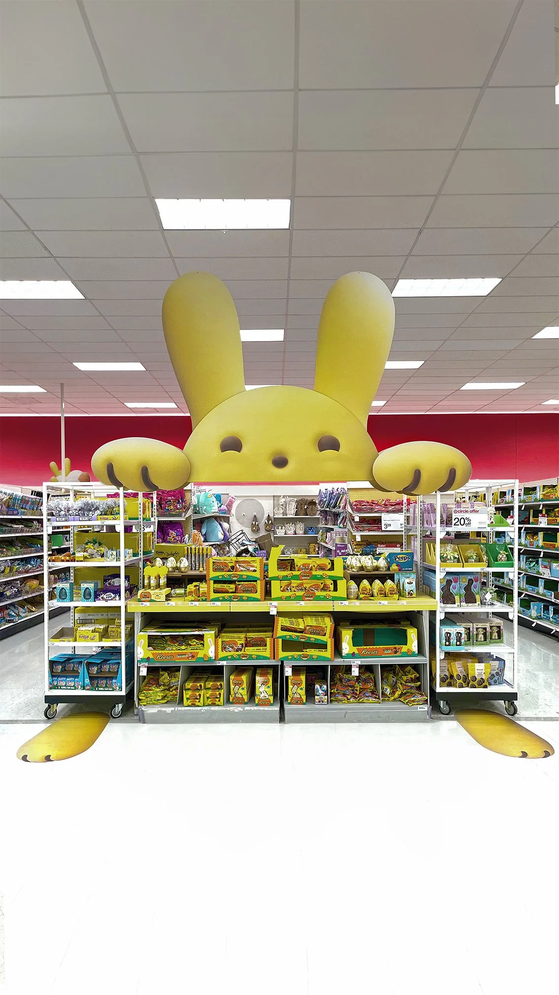 Target Signage Photo of Target Store with Easter Bunny by Noah Camp