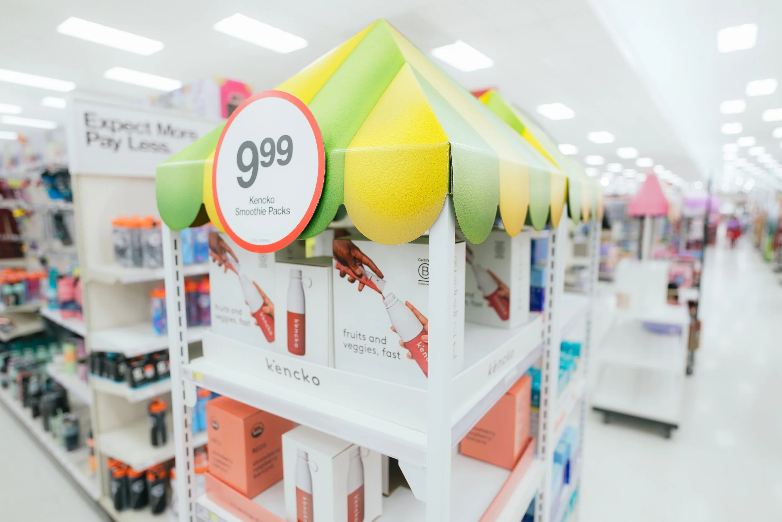 Target Signage Photo of Target Store with Colorful Display Stand for Spring Day by Noah Camp