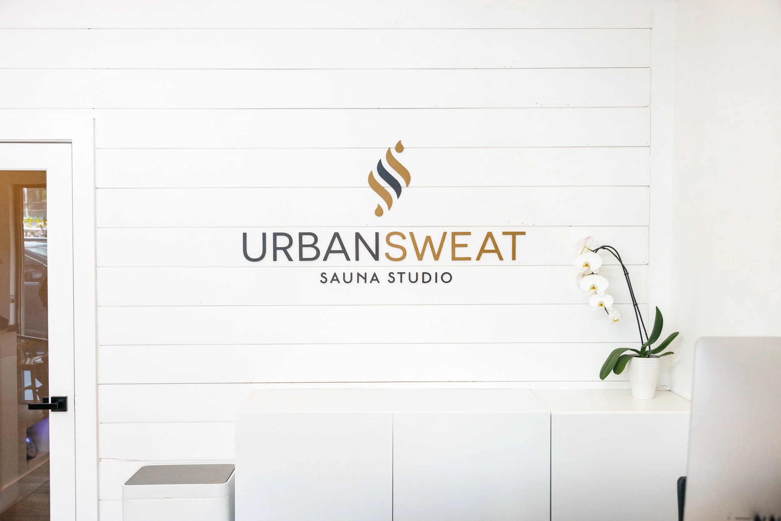 Clean, professional medical spa treatment room with neutral tones at Urban Sweat WEHO in Nashville