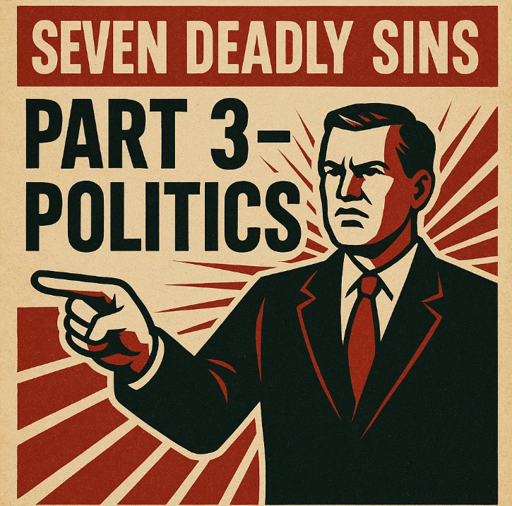Seven Deadly Sins, Part 3: Politics