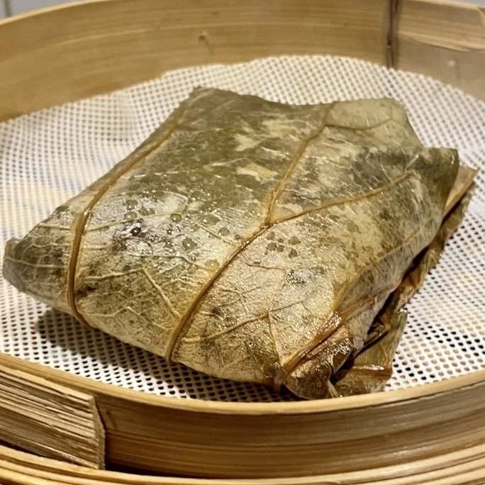 Sticky Rice Chicken Dumpling in Lotus Leaves