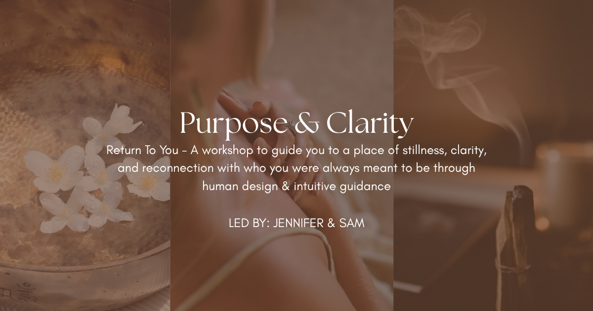 Purpose & Clarity Workshop