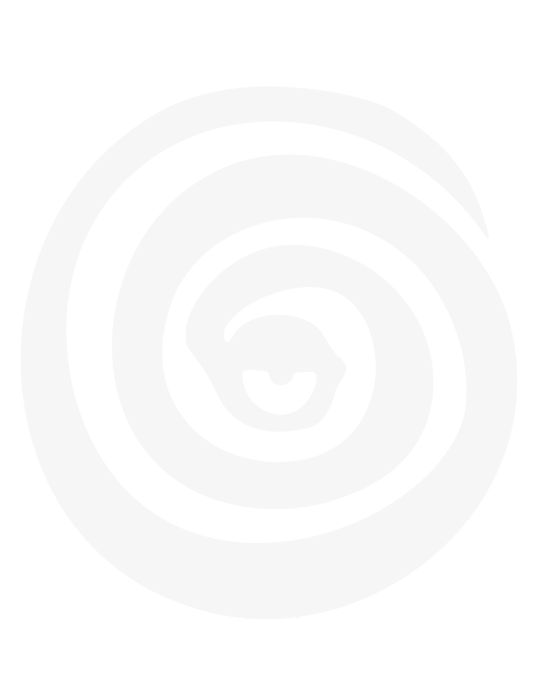 Black and white abstract spiral pattern with concentric circles, creating a hypnotic visual effect.