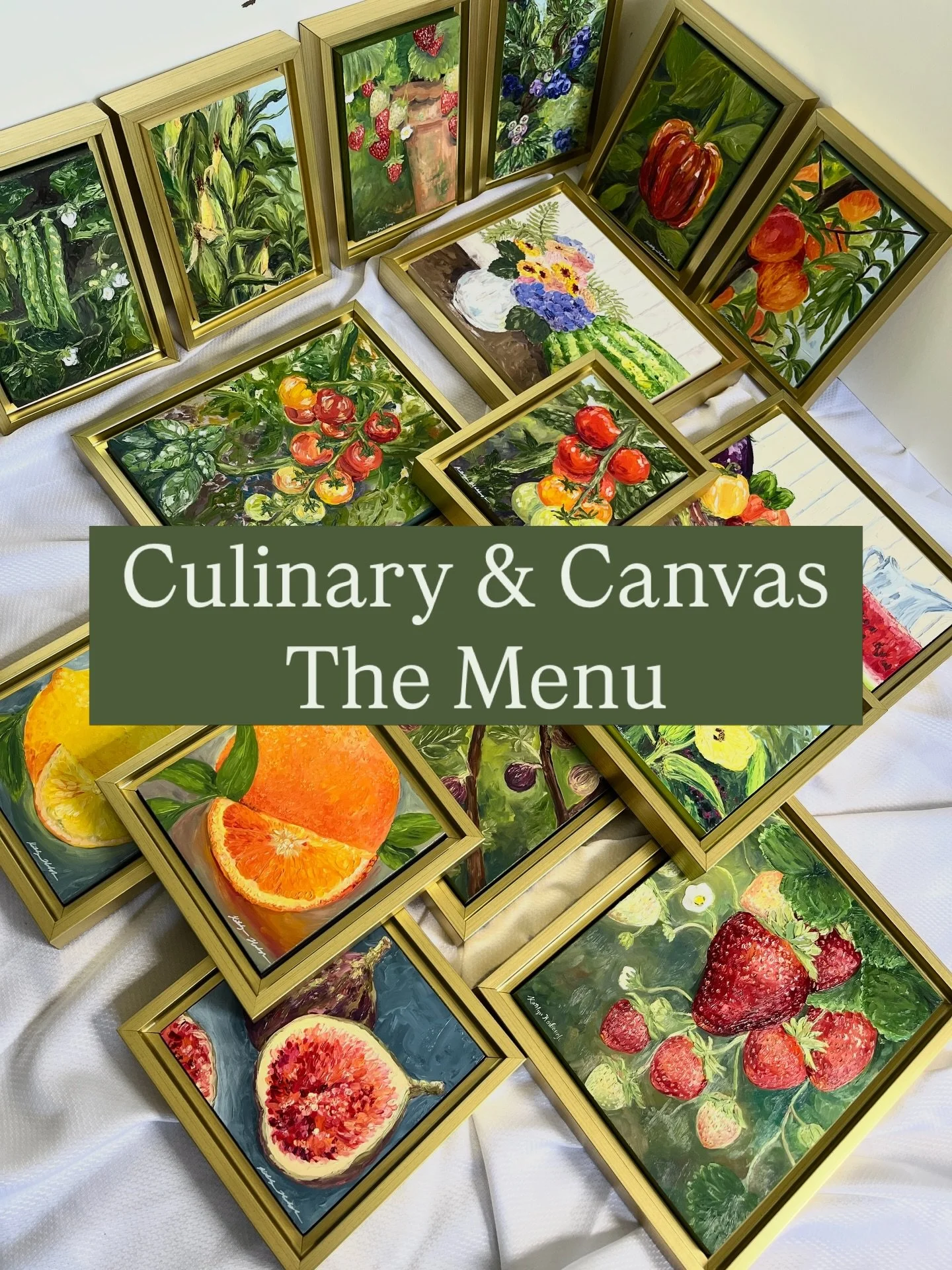 The most important post yet&hellip;.the menu!!!!!

Culinary &amp; Canvas is on April 4 at 6pm at the Sheraton in Flowood, MS. Link in my profile. 

#mississippiartist #foodinspiredbyart #artinspiredbythegarden #southernliving #artforyourhome