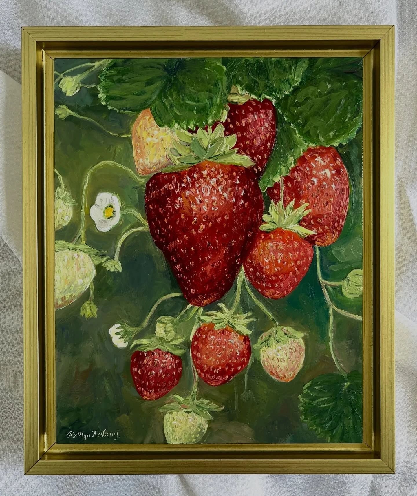 The Strawberries

These bright red berries are a favorite in my house. They make me think of summer, pot lucks, my mom&rsquo;s strawberry salad, and a guaranteed snack win with my kiddos. 

One of my favorite things about painting and the sharing the