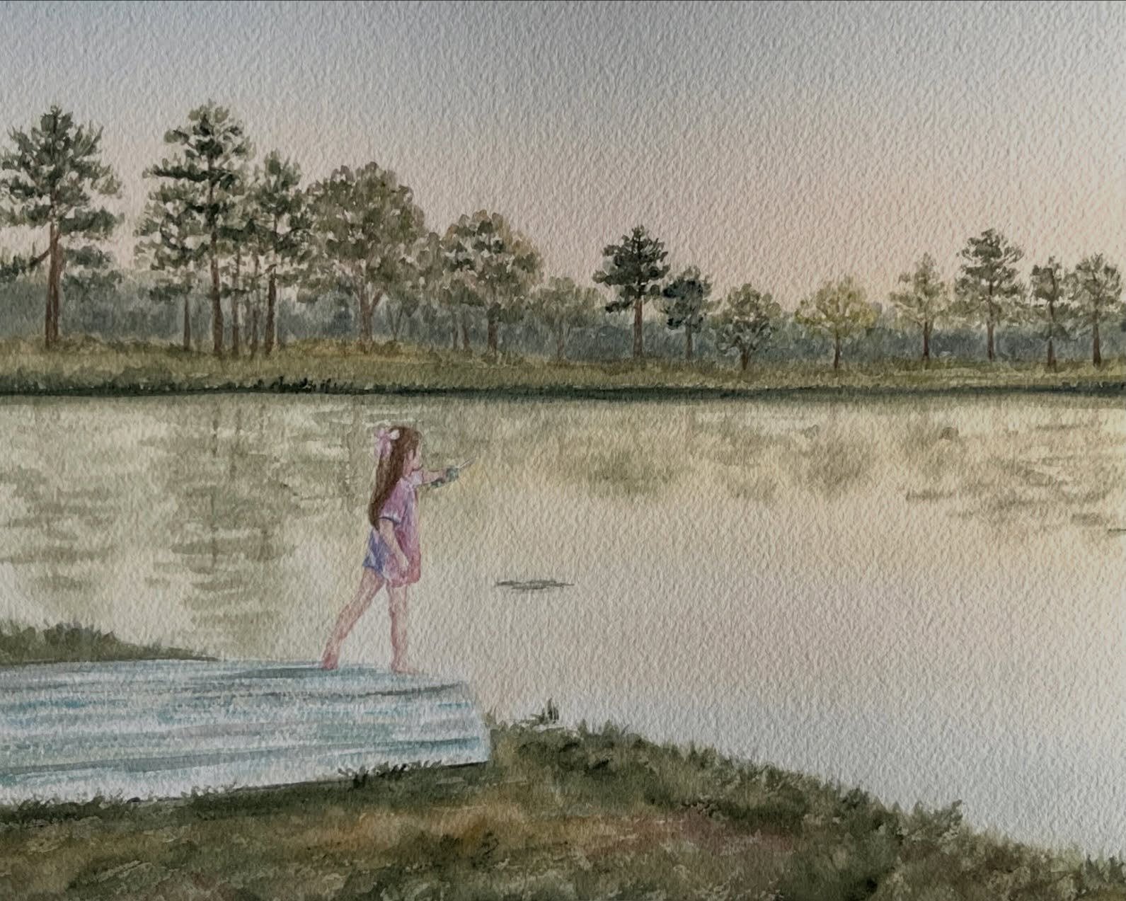 The month of May was busy, sweet, full activities, and paintings. I finished my live painting piece, painted several commissions, dreamed up some Father&rsquo;s Day gifts for the gallery, dreamed for the future and painted a few Hymnscapes on a large