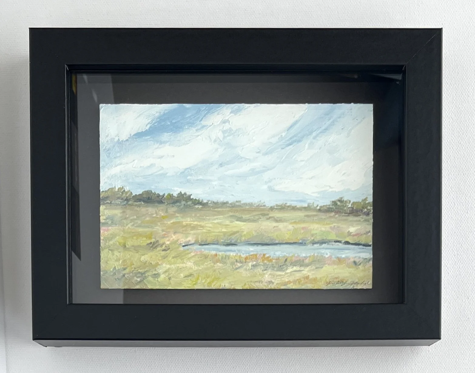 "Summer Skies, Still Water" | original painting