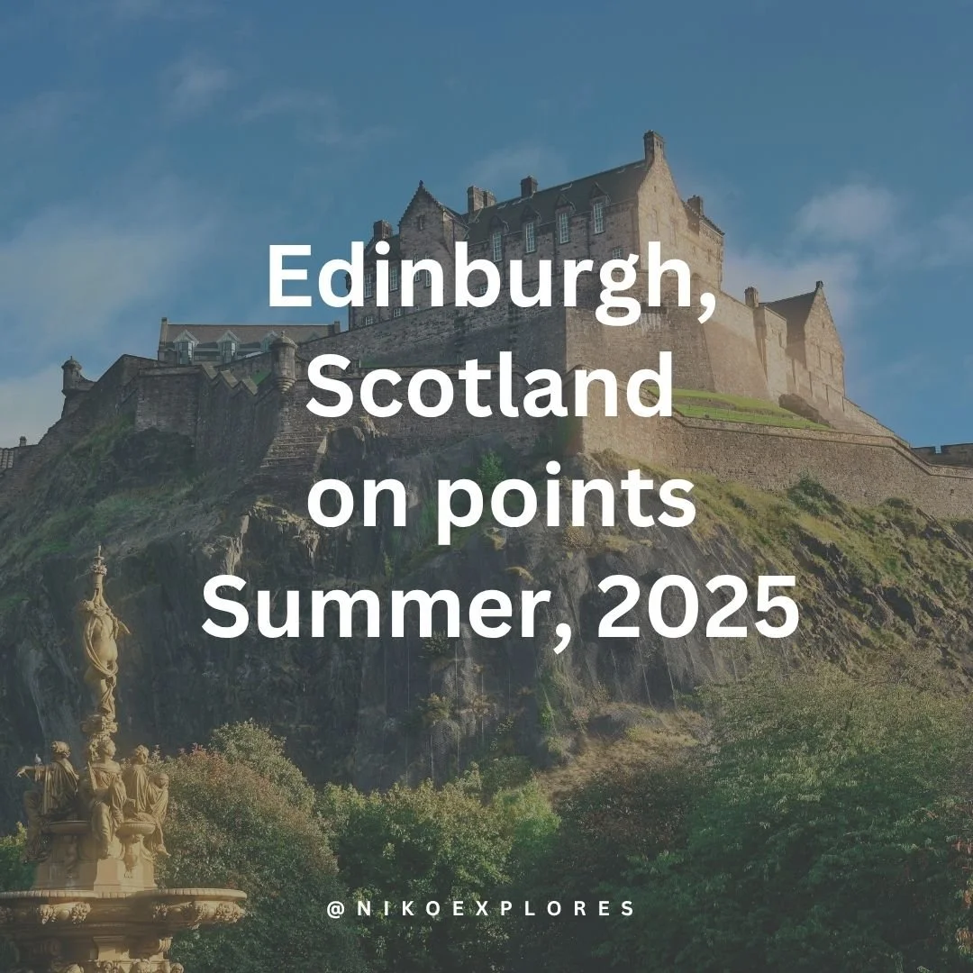 ✈️ Philly has a new route to Edinburgh, Scotland, one of our favorite cities, so we are making a return trip. We last visited Scotland in August of 2018, and it was the last country we visited before our daughter was born. 

Here's how we were able t