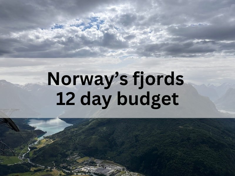 12 days in Norway Budget (2026)