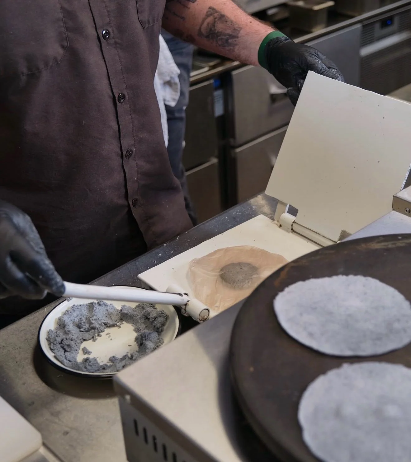 At the heart of our kitchen is the molino&mdash;a traditional volcanic stone mill&mdash;grinding heirloom Mexican corn daily to produce fresh masa, which becomes the foundation for our tortillas, tostadas, sopes &amp; more. 

Want to go deeper? Don&r