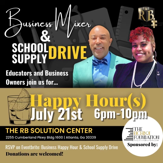 Business Mixer & School Supply Drive