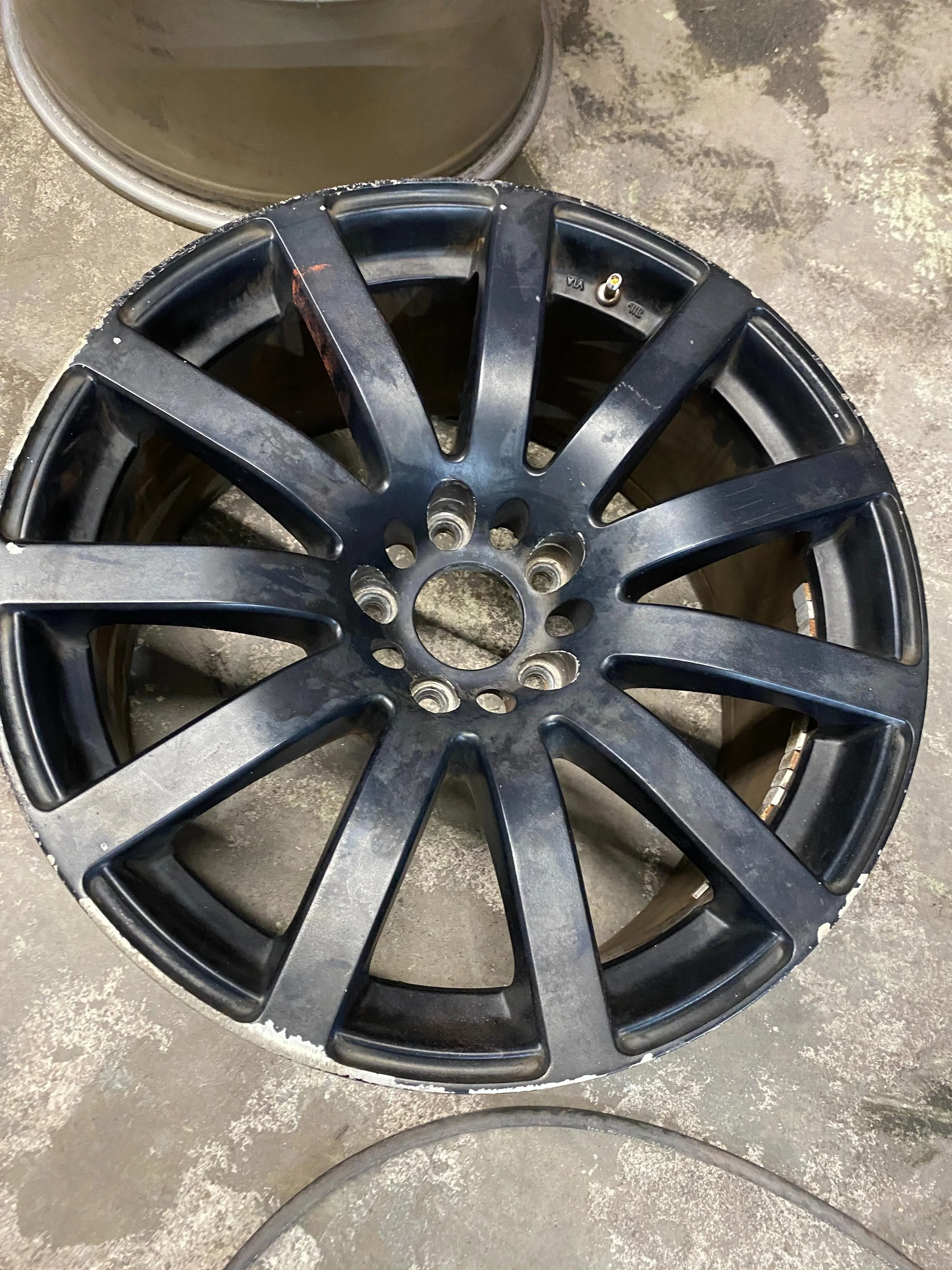Saving this one from the curb 🔥

Curb rash repair in progress before refinishing and powder coat.

Damage happens &mdash; the difference is in the repair work and final finish.

Who else has sacrificed a wheel to a curb? 👀

📍 Colorado
📩 DM for wh