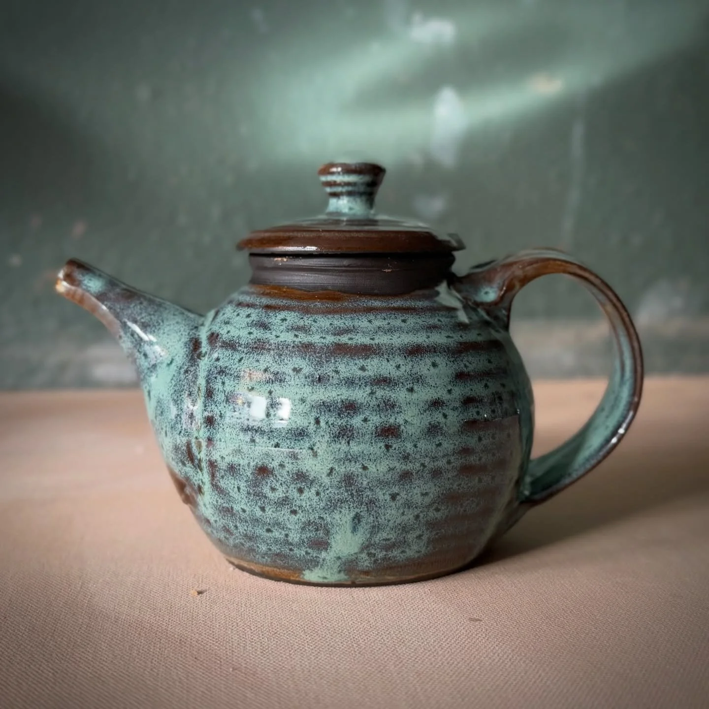 Yeah, it&rsquo;s blue 🤷🏻&zwj;♀️

#handmadeteapot #ceramicteapot #coloradopotter #ouraycreative #ouraymade