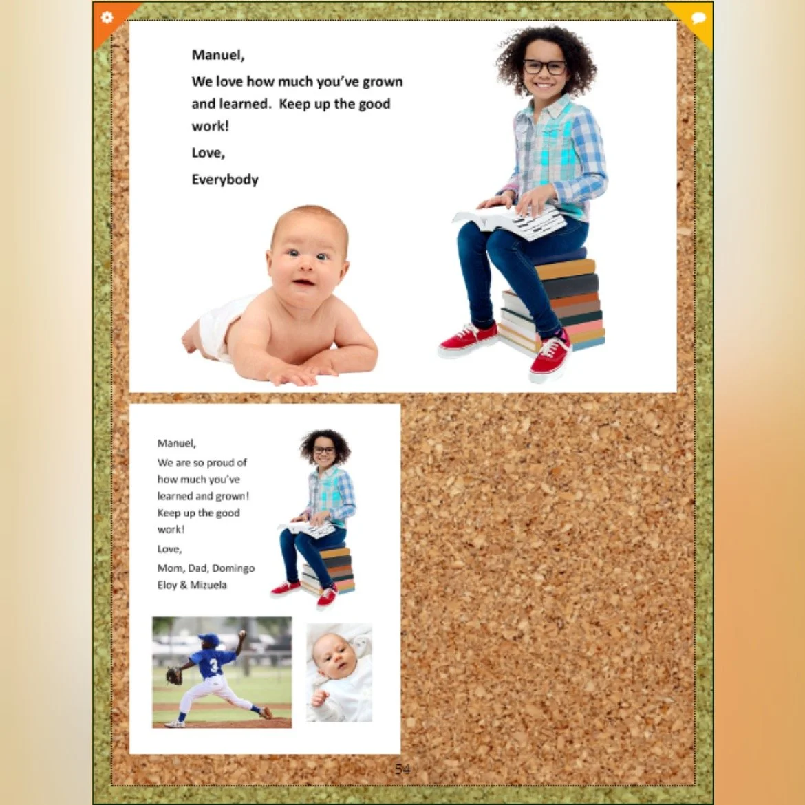 Yearbook Recognition Ad