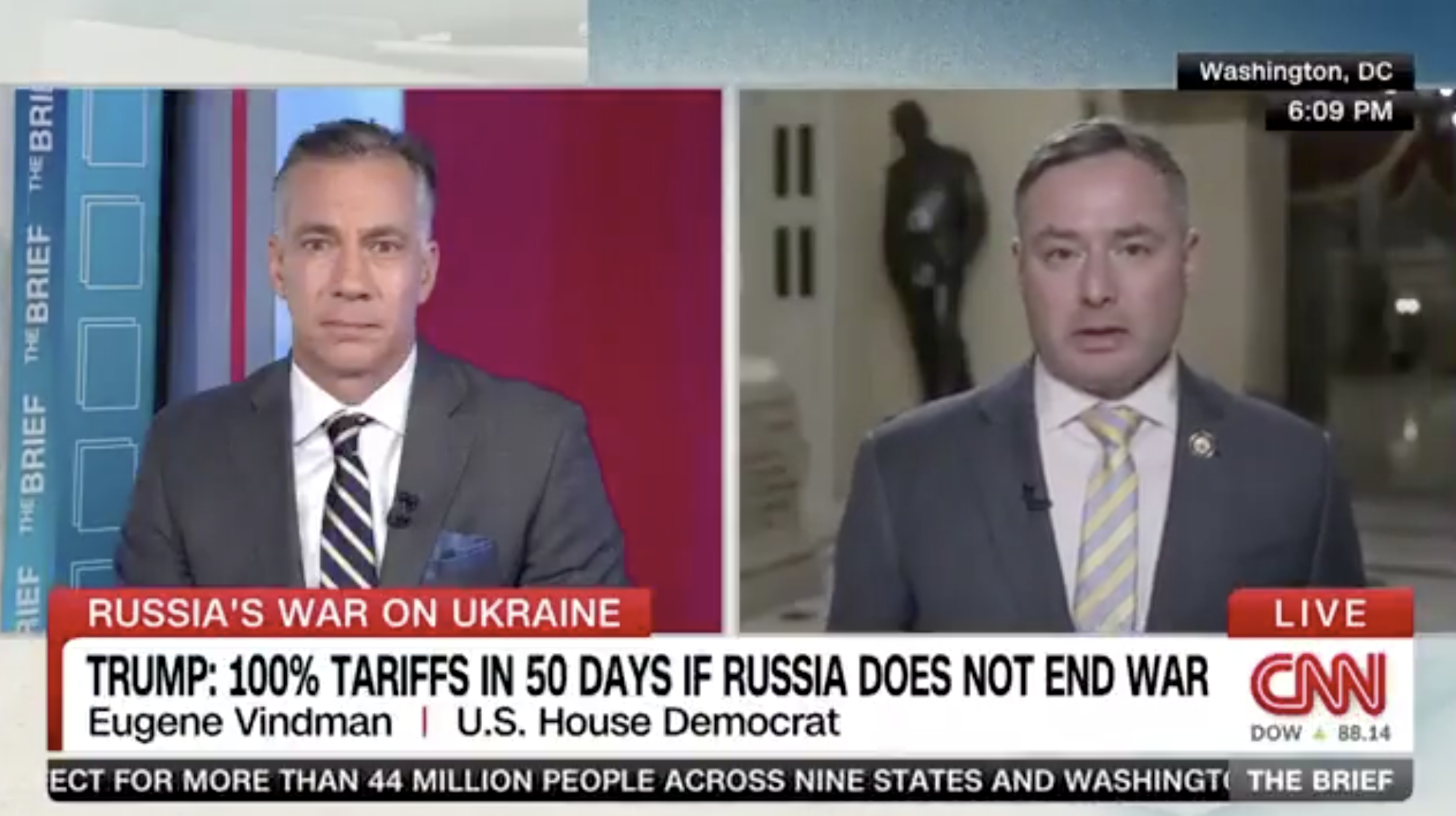 The Brief with Jim Sciutto 
Role: Guestbooker / Researcher
Airdate: July 13, 2025