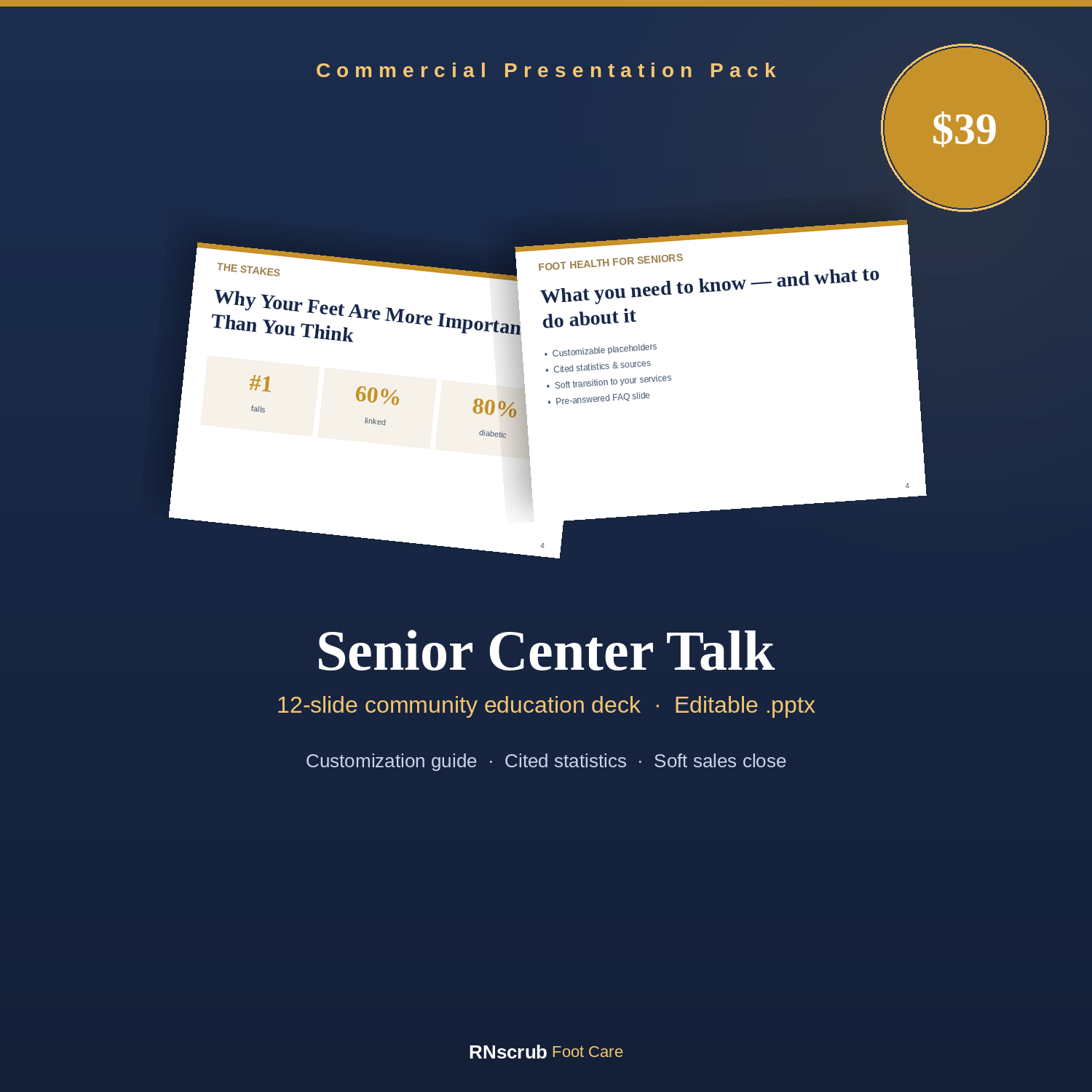 Senior Center Talk — 