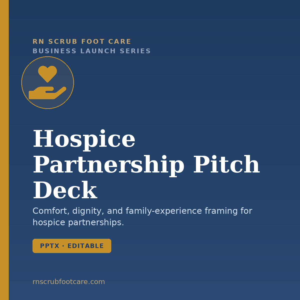 Hospice partnership pitch deck
