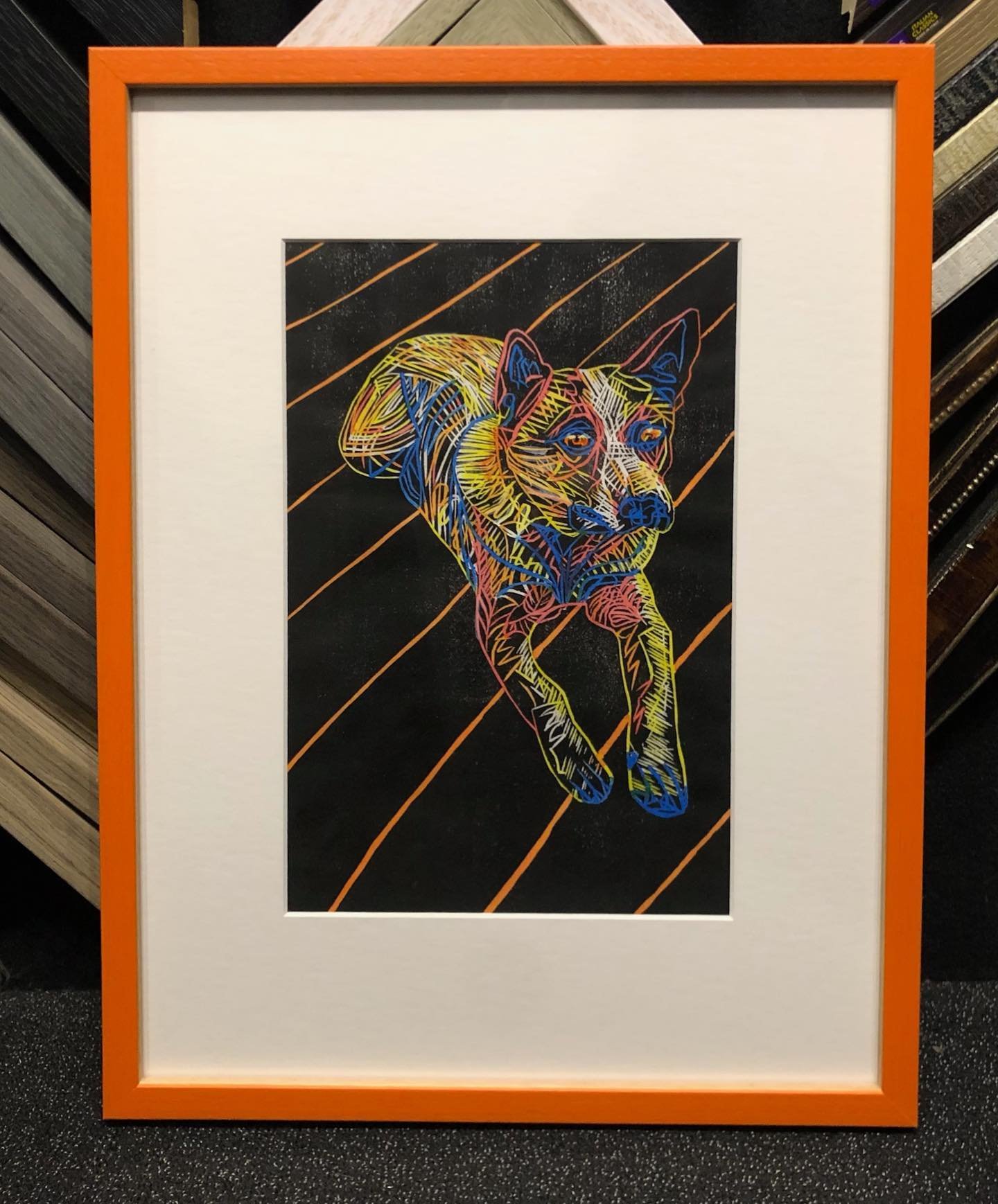 A pop of colour for this goodest boy 🥰

The perfect artwork to incorporate a pop of colour on your walls. 

#alburypictureframers #alburyframing #alburyframer #alburywodonga #alburybusiness #alburycustomframing #custompictureframing