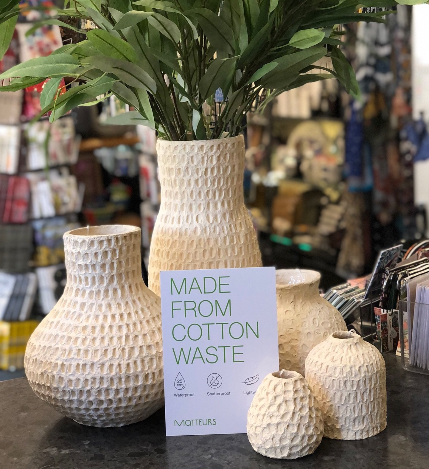 Made from the cotton waste from the fashion industry, these Matteurs vases are all shatterproof, lightweight, ethically handcrafted and are a great gift with a story to tell! 

Available now in store. 

#alburypictureframers #alburyframing #ethically