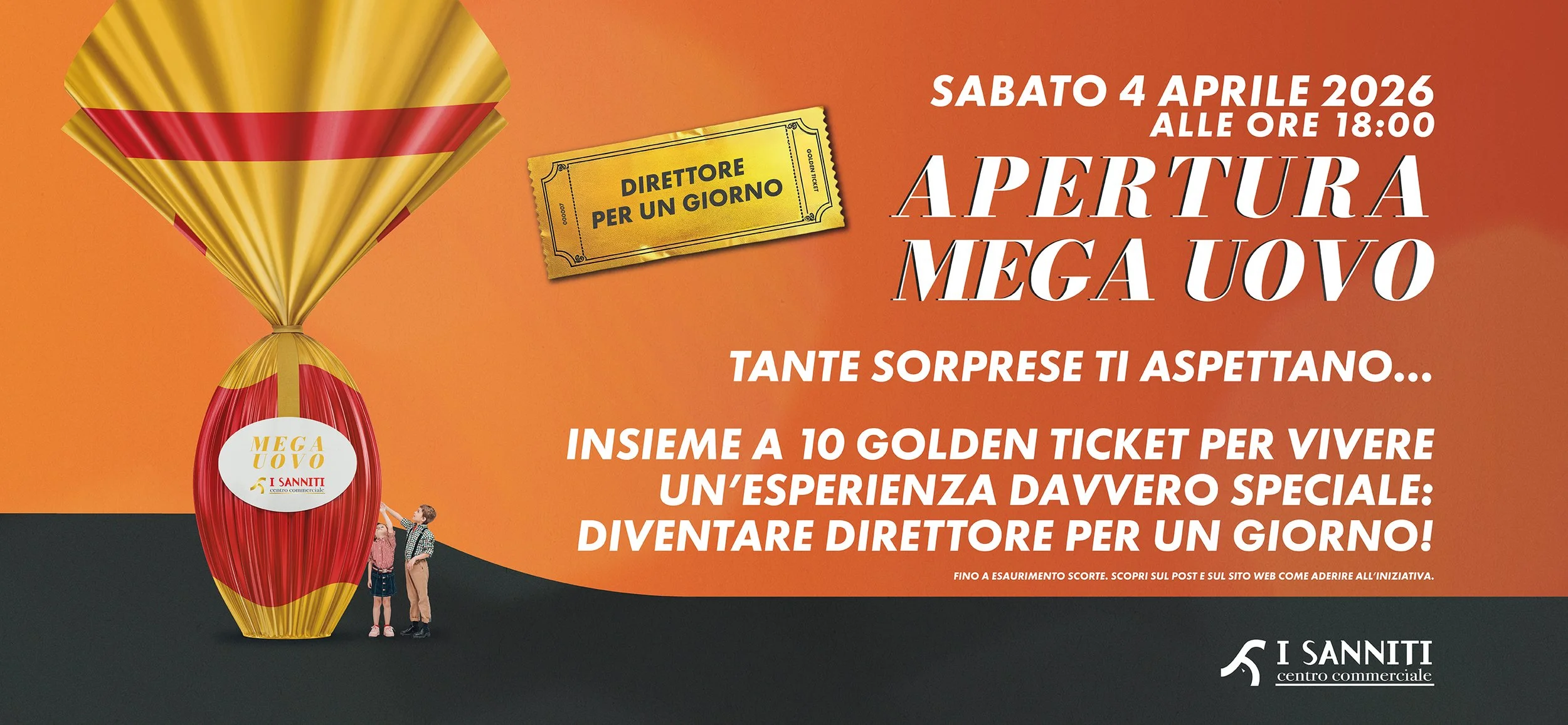 Apertura Mega Uovo di Pasqua