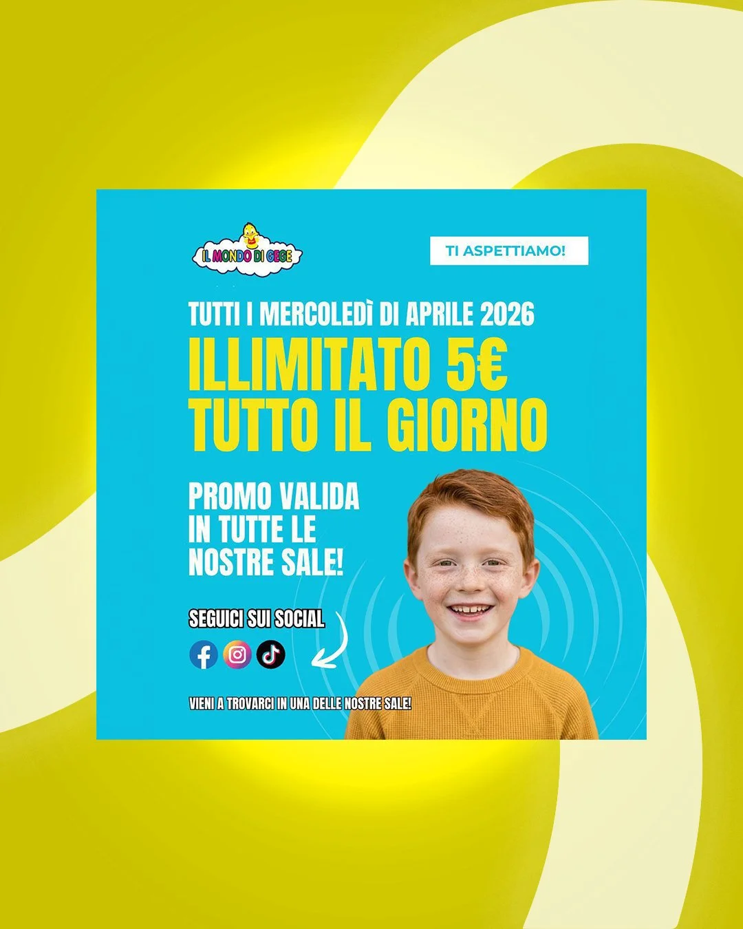 Promo Aprile il Mondo di Gegè
