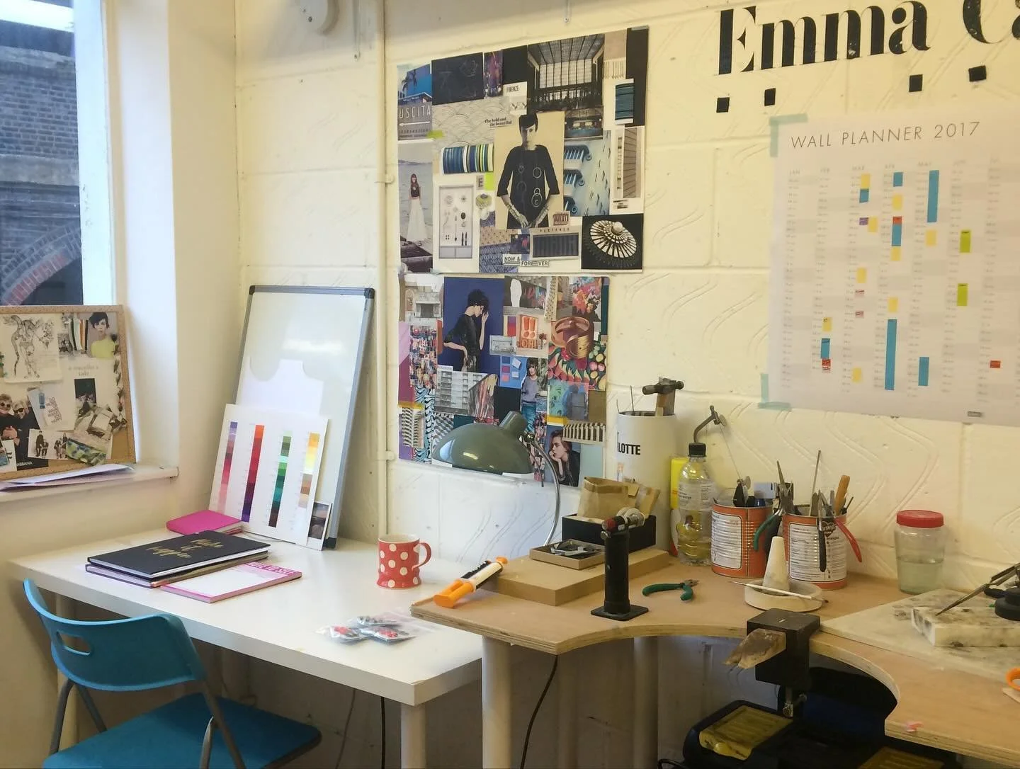 Studio layout ideas&hellip;The plan is to build a new garden studio and I cannot wait to have a dedicated creative space again 🤩 I&rsquo;ve been looking back at my past studio spaces over the years for some layout inspiration- I&rsquo;ve been tucked