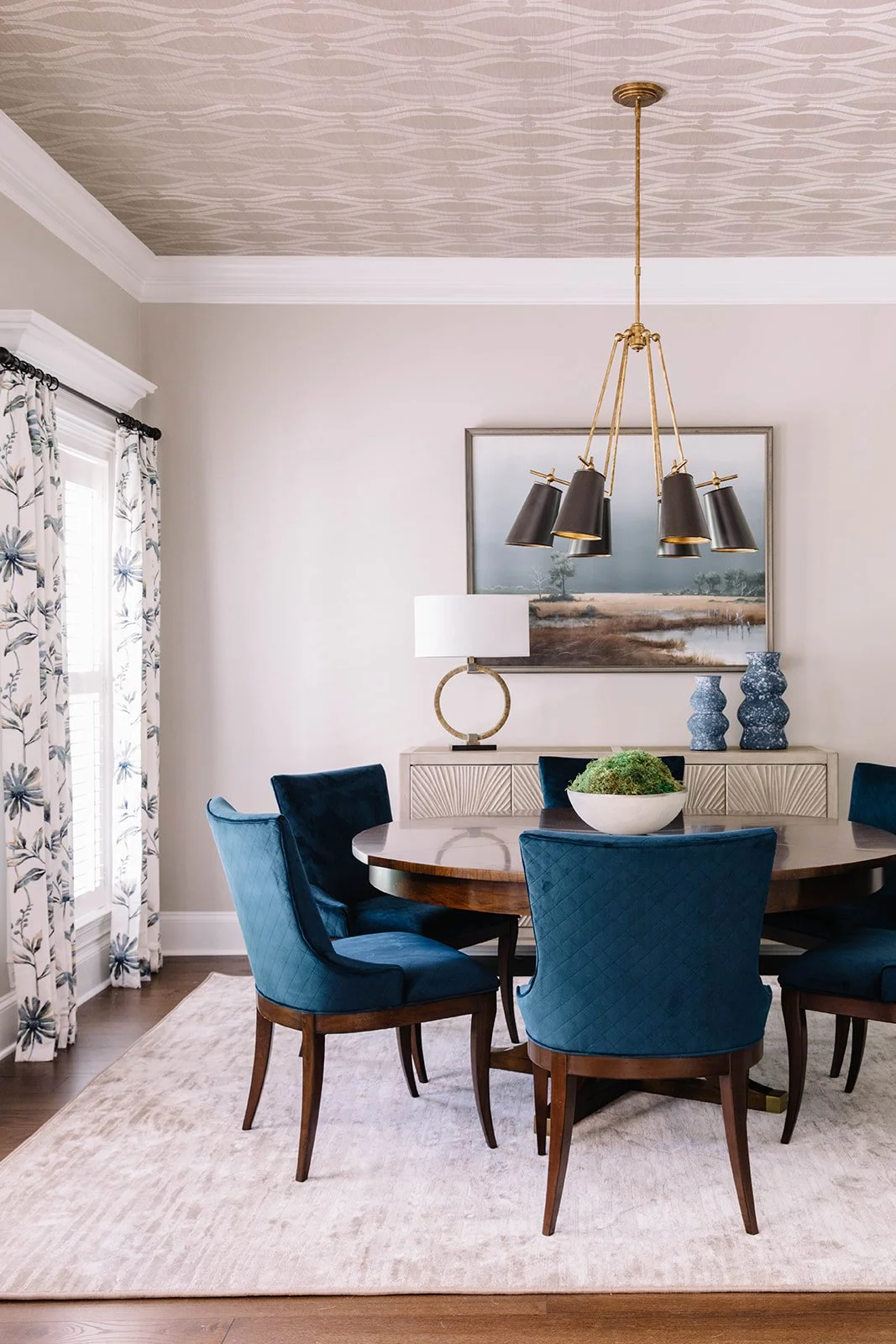 Jennifer Taylor Design.Dining Room Wallpaper.jpg