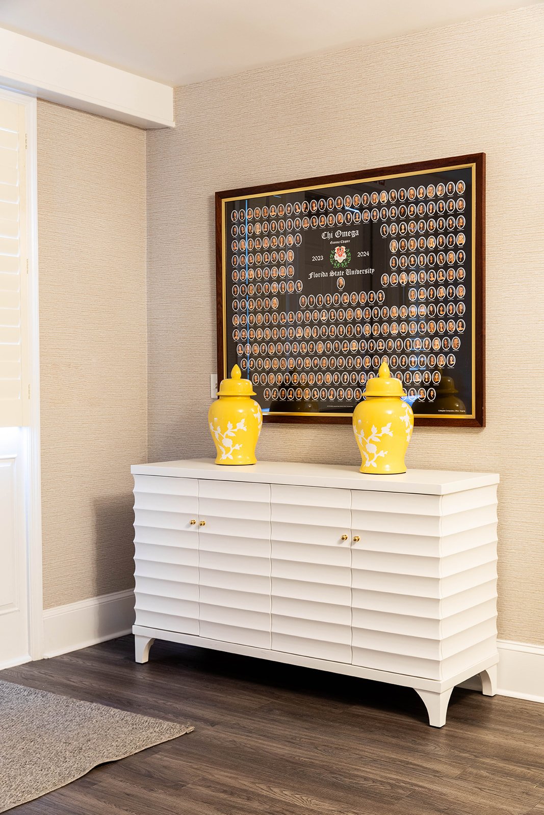 Entry Foyer with Cabinet