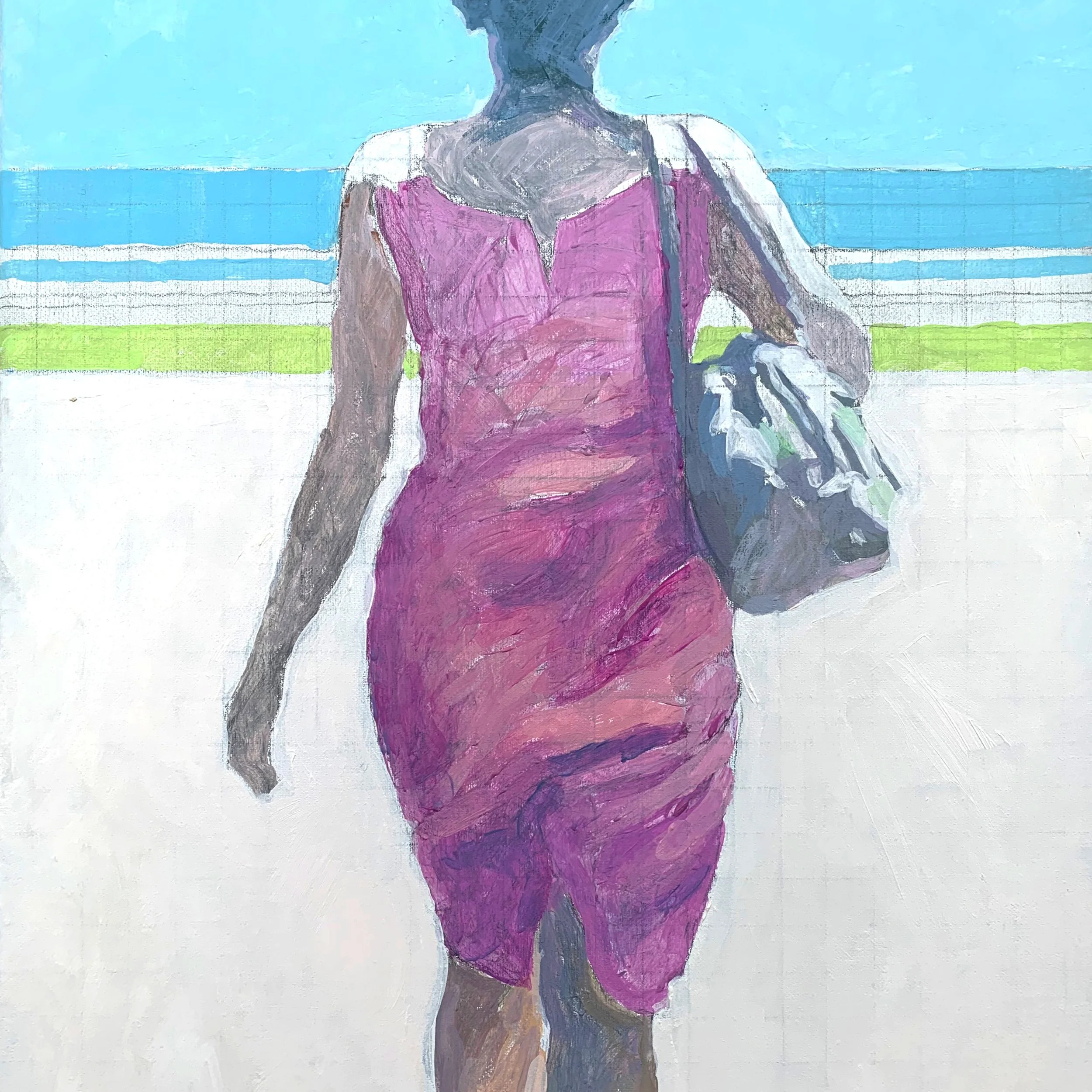 Portrait Nice, 2020 Original: Acrylic on canvas, 16x12 in. Limited edition: giclee print. Enquire