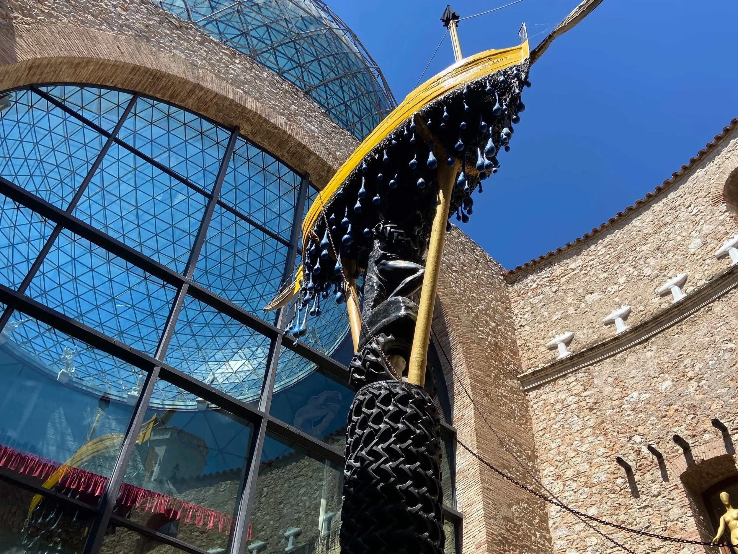 Exploring Salvador Dalí’s museum in Figueres, Costa Brava, during a Caliu Cultural tour combining art, history, and Mediterranean culture.