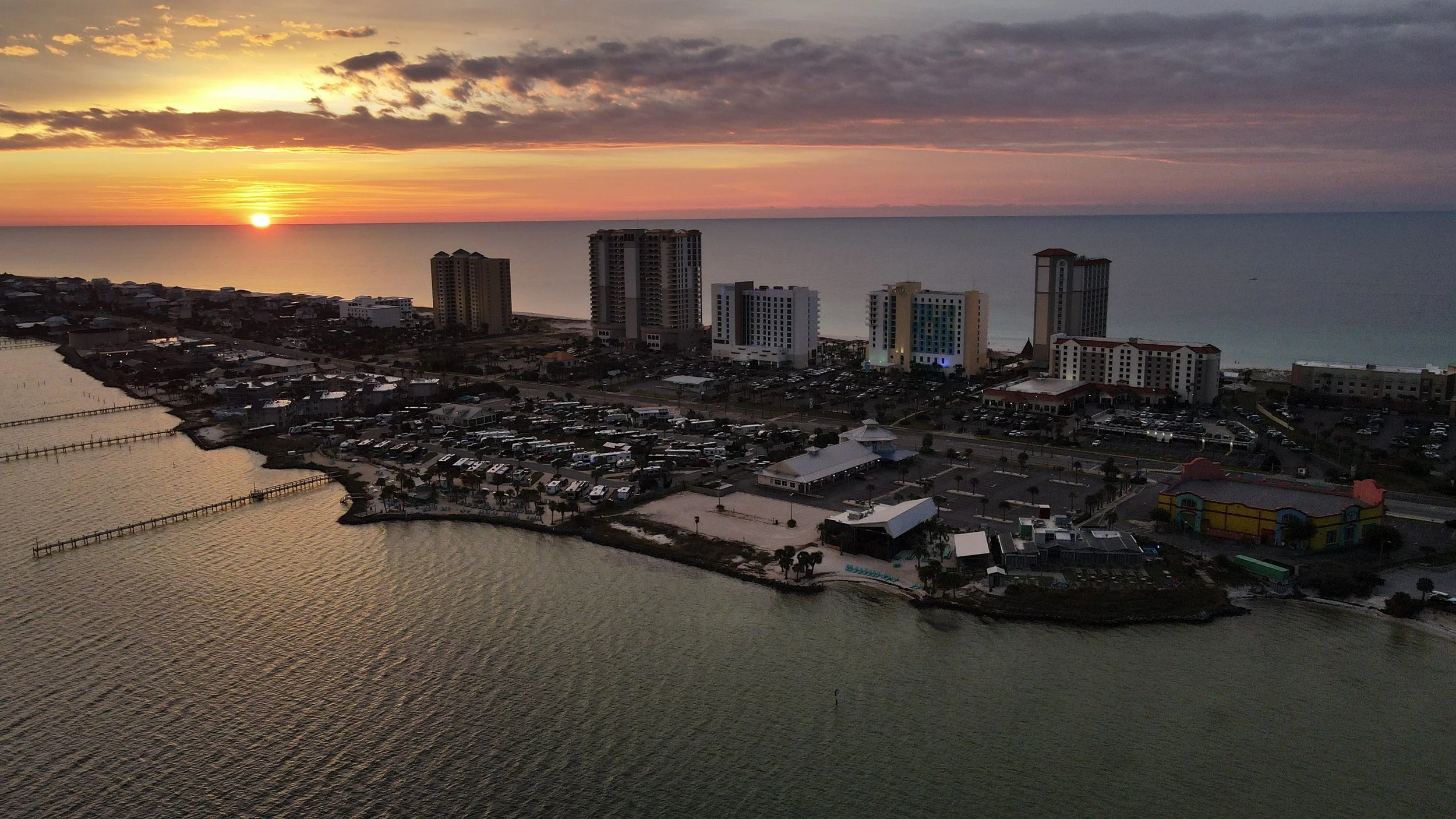 Sunrise in Pensacola Beach