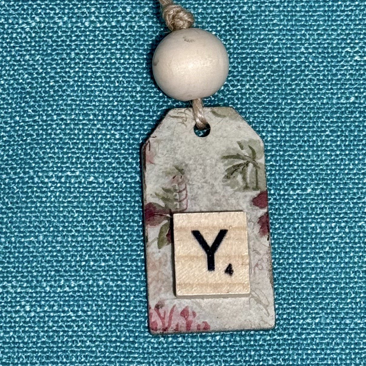 Monogram Gift Tag: Y