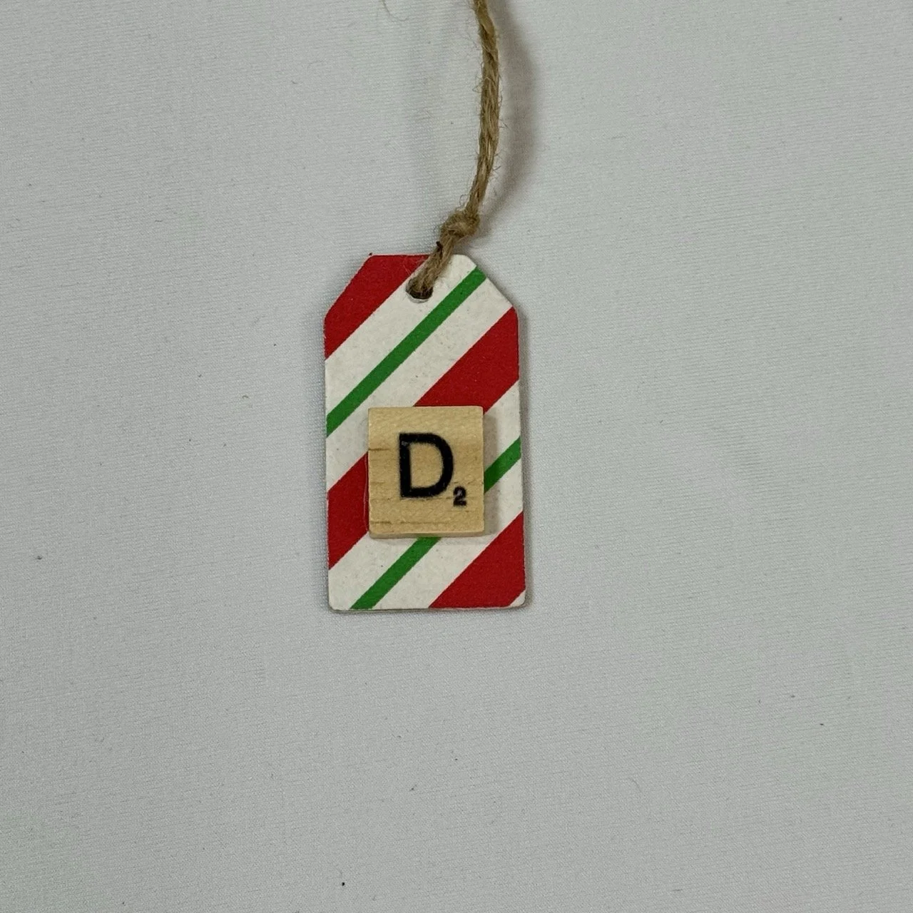 Monogram Gift Tag: D