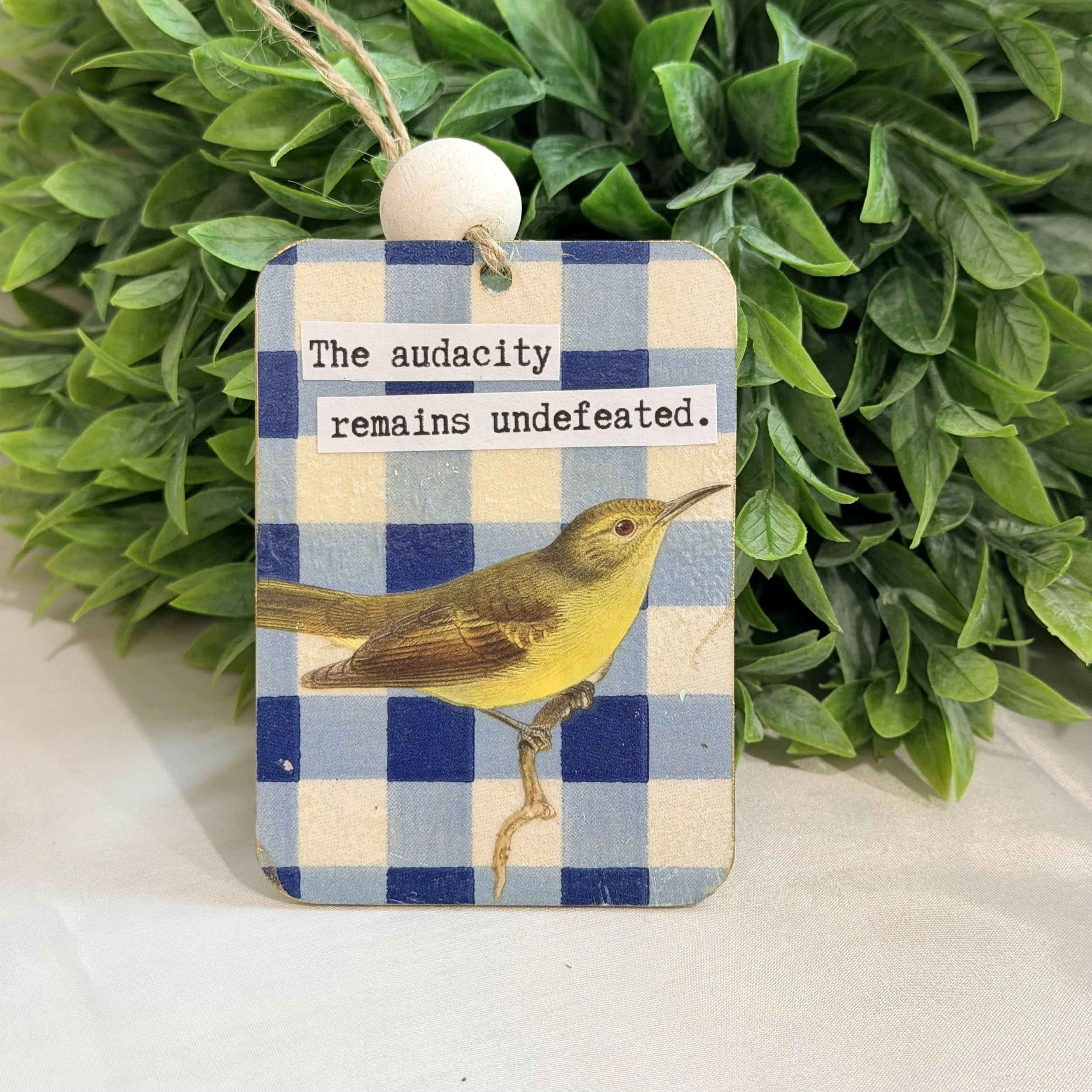 Wooden Gift Topper & Reusable Gift Tag | Gift Wrapping Embellishment