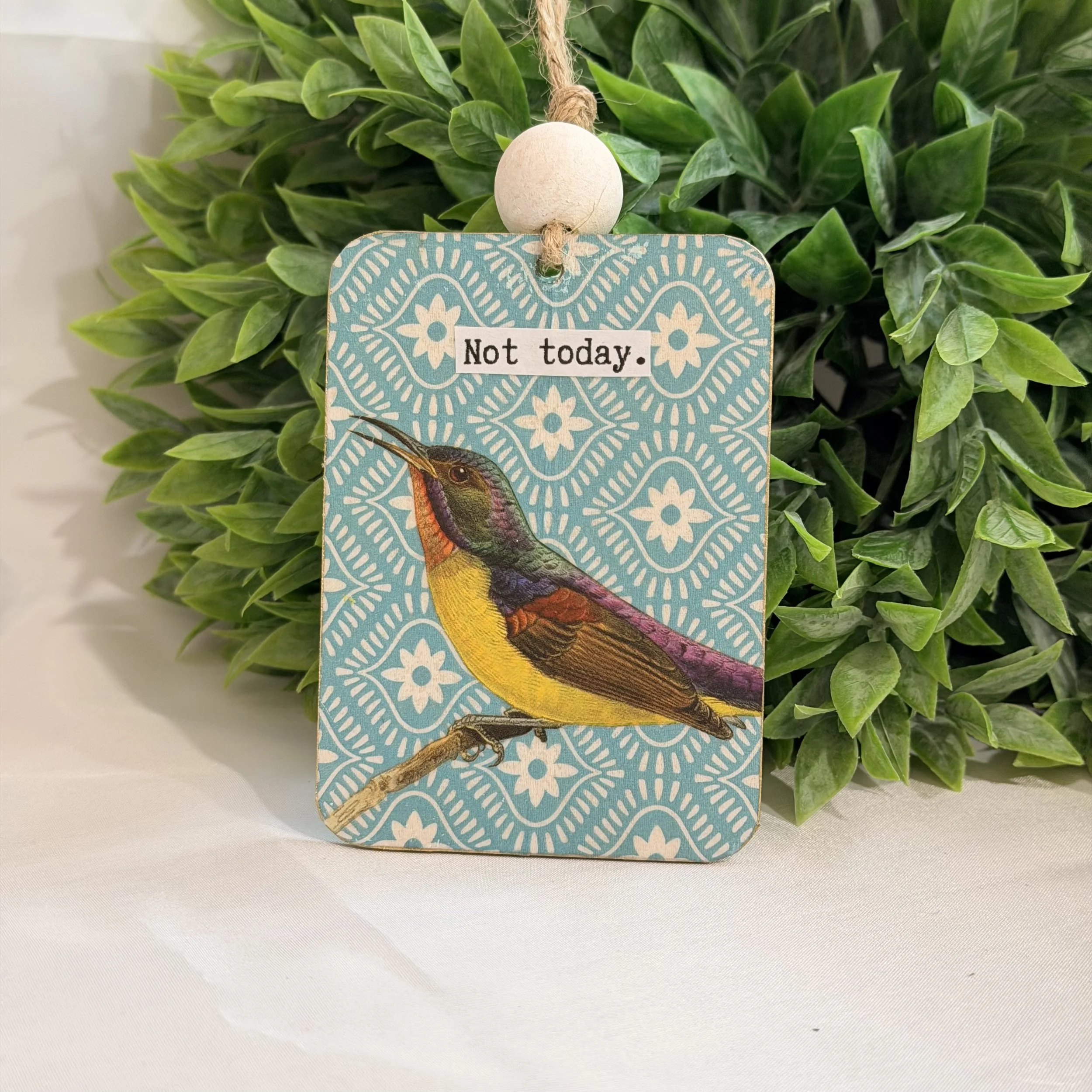 Wooden Gift Topper & Reusable Gift Tag | Gift Wrapping Embellishment