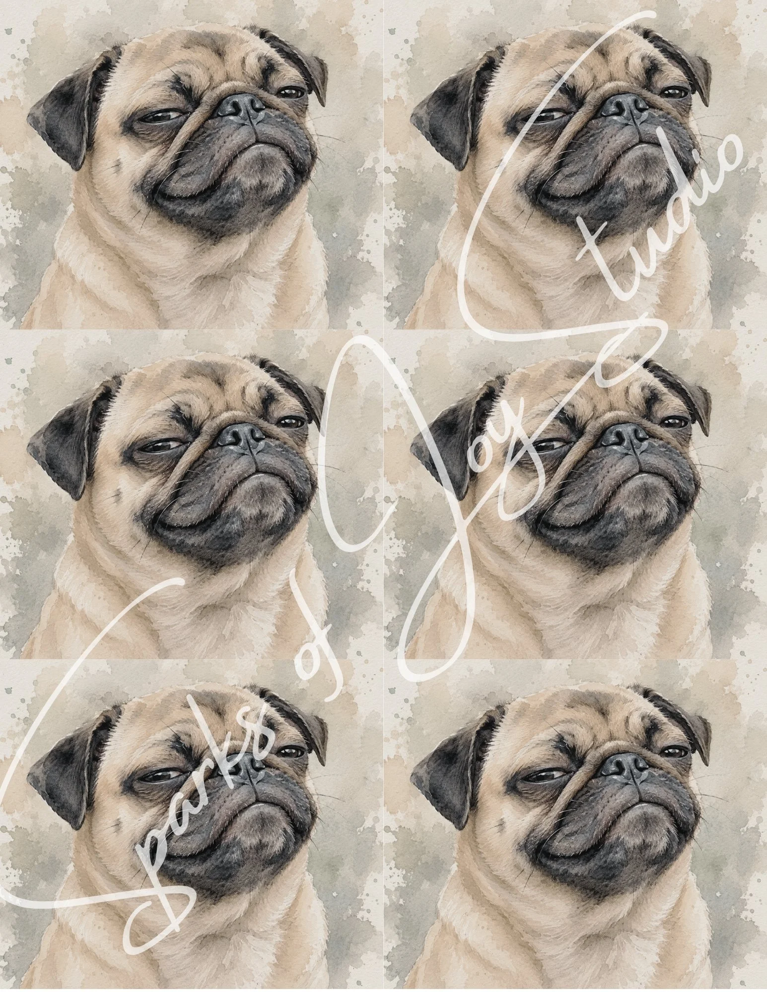 *digital download* Smug Pug [NO TEXT]