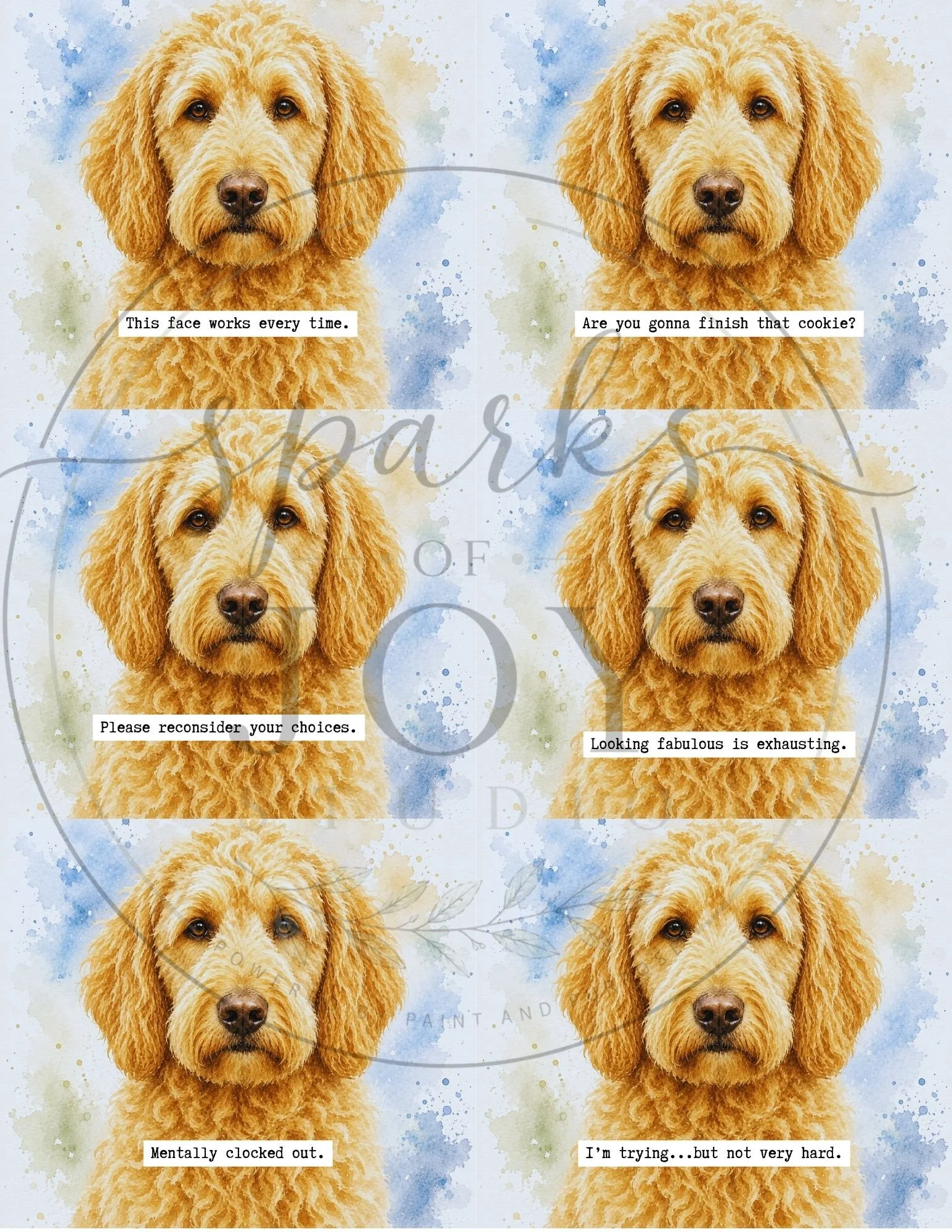 *digital download* Goldendoodle