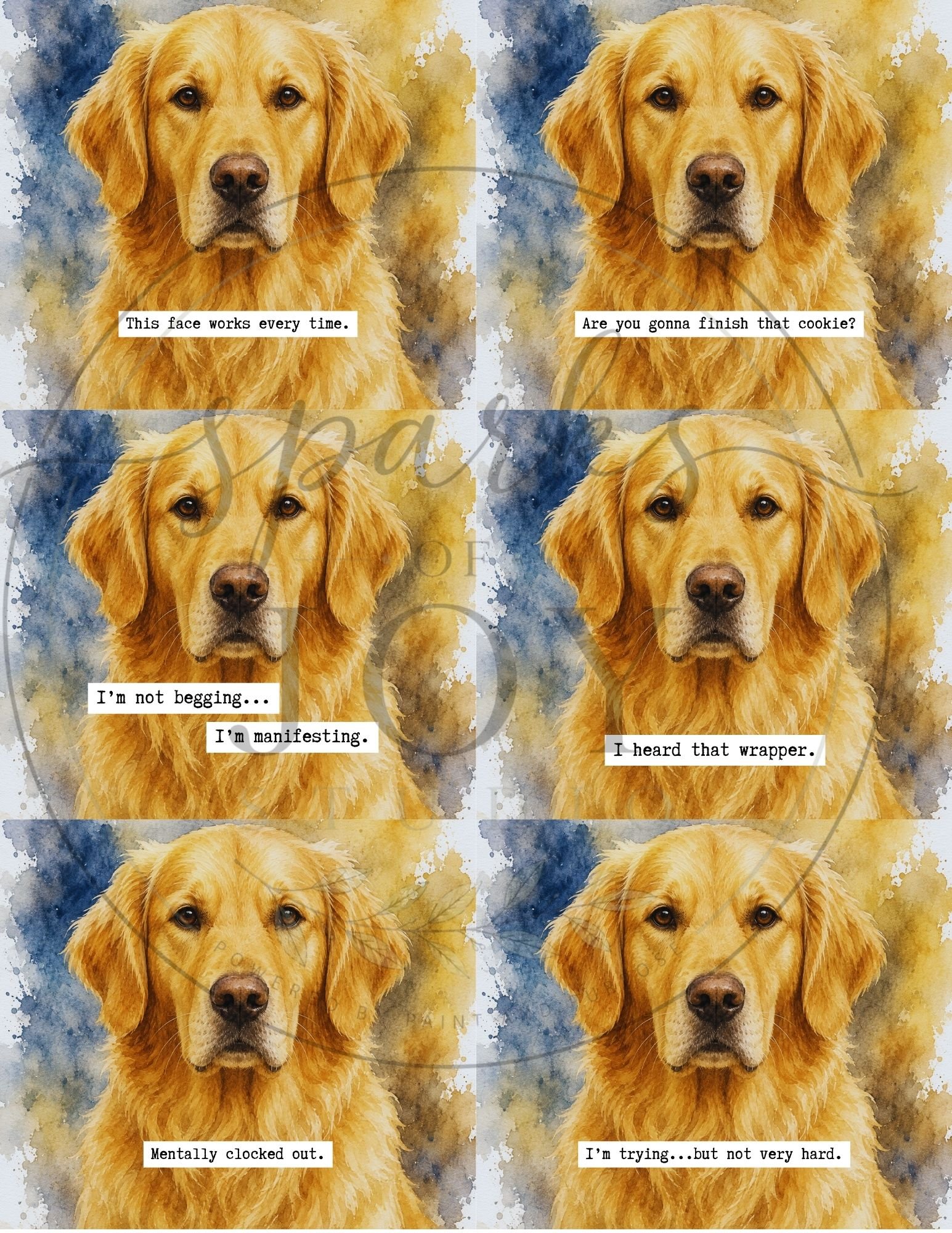 *digital download* Golden Retriever