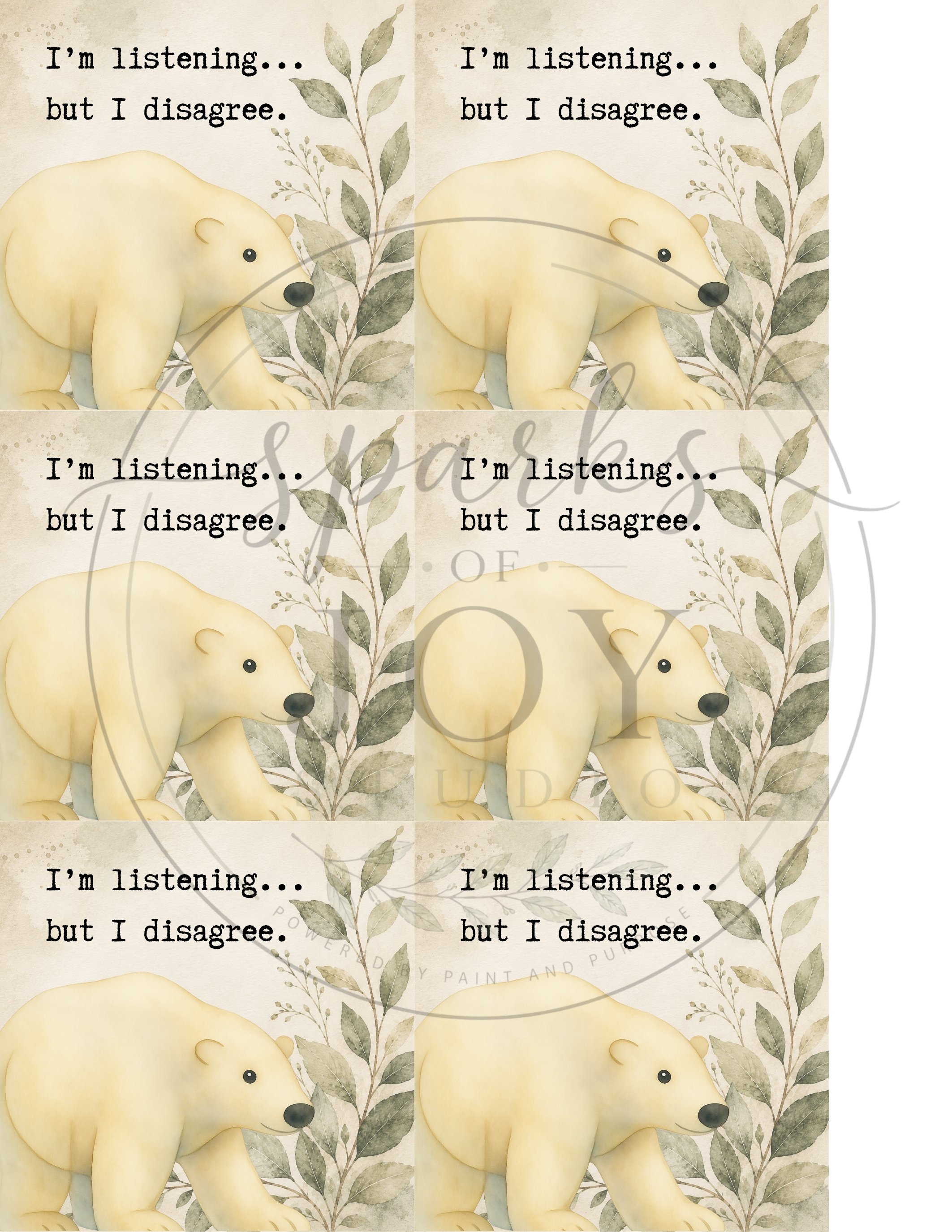 *digital download* Polar Bear-6