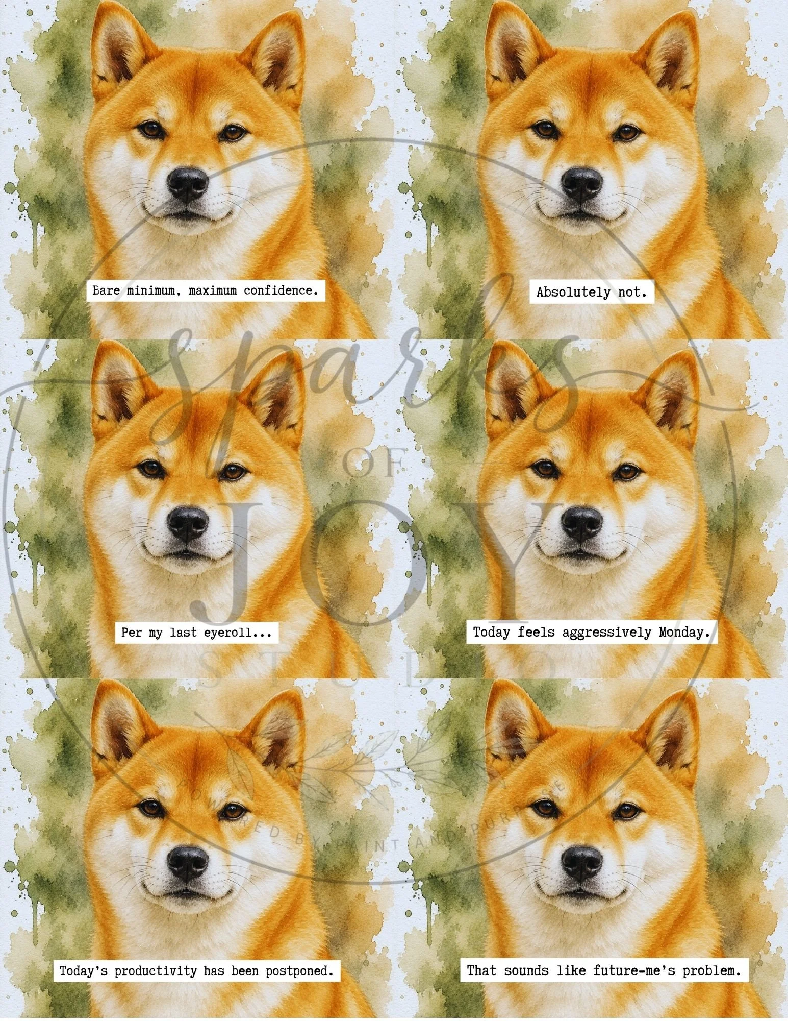 *digital download* Shiba Inu