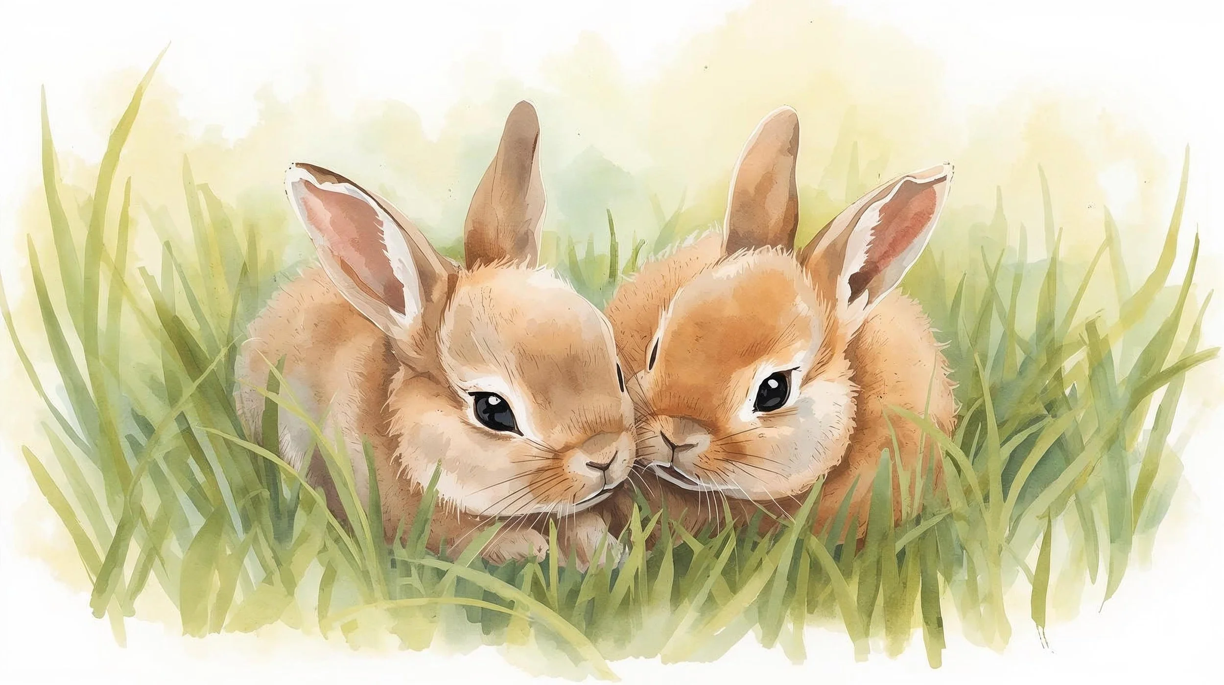 Bunny Buddies {digital graphic}