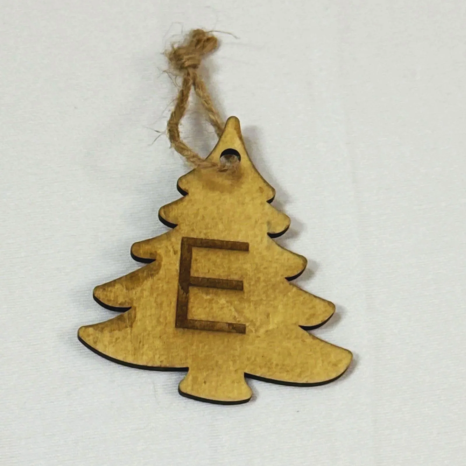 Monogram Gift Tag: E