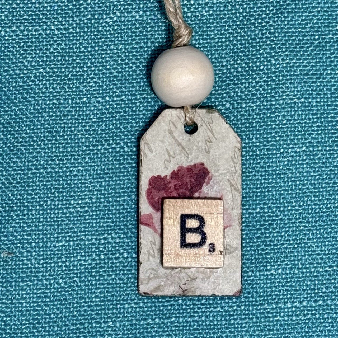 Monogram Gift Tag: B