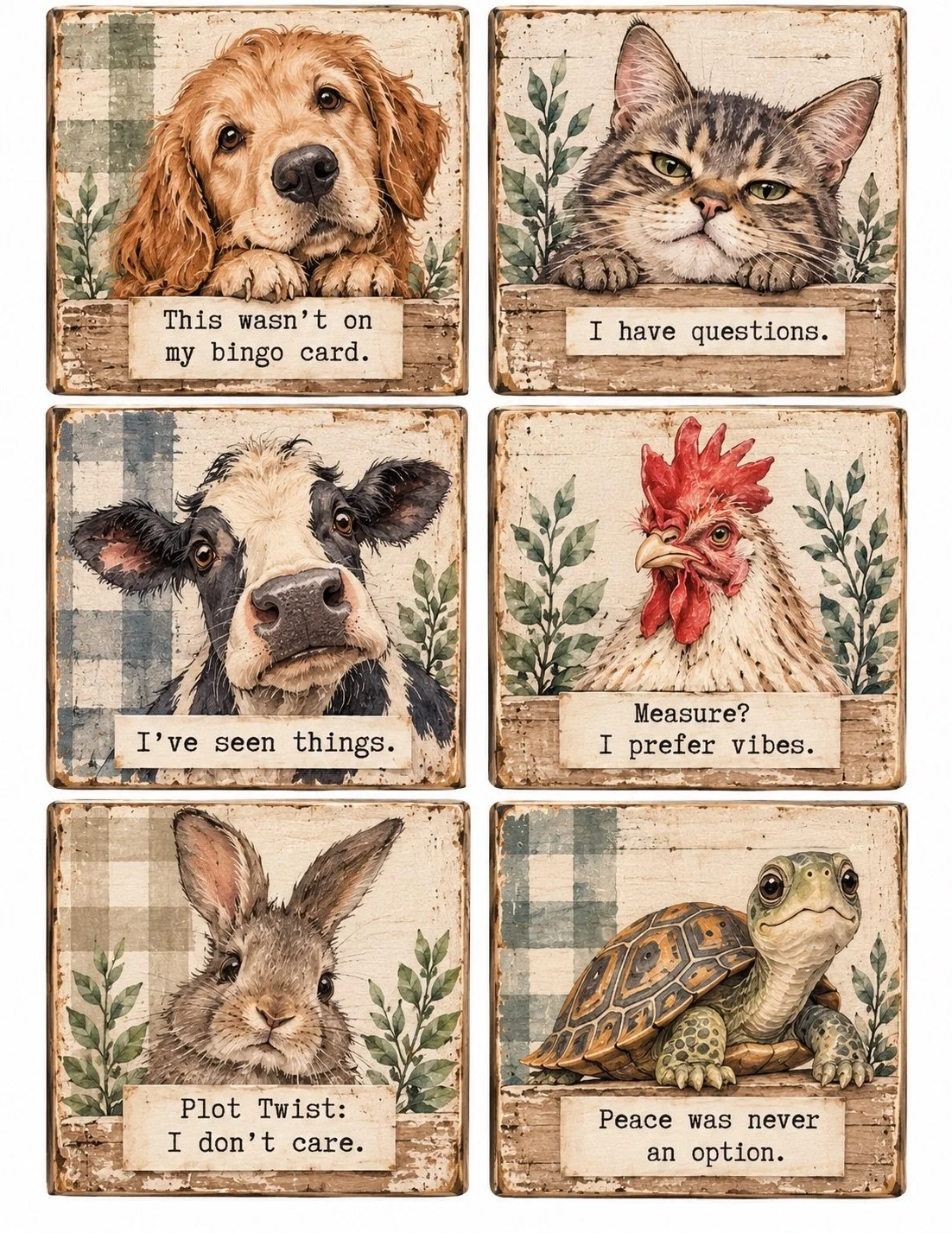 Animal Sass Set 1
